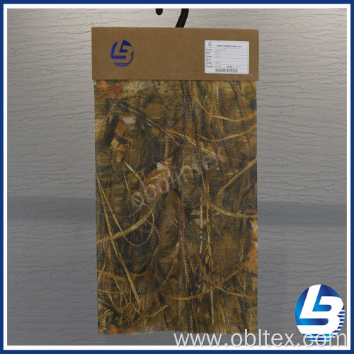 OBL20-3058 100%Polyester mesh fabric camouflage print